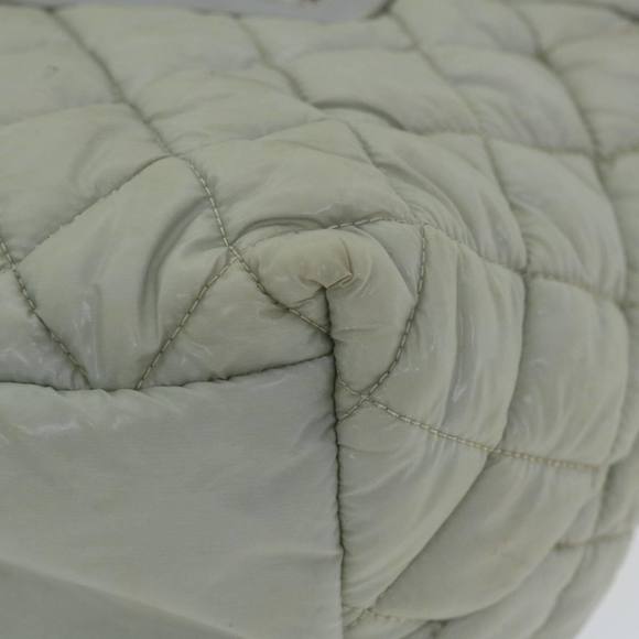 CHANEL Cococoon Hand Bag Nylon Gray CC Auth bs9551 - Picture 14 of 16